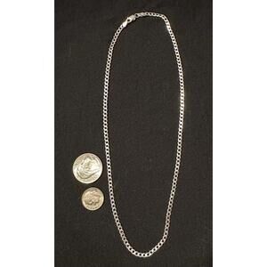 18” 3mm Cuban Sterling Silver Chain Necklace 6.2g